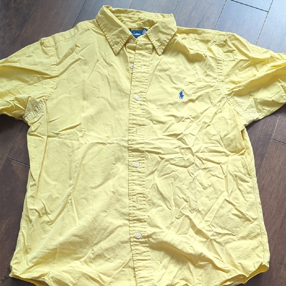 Polo by Ralph Lauren Yellow Casual Button Down Shirt